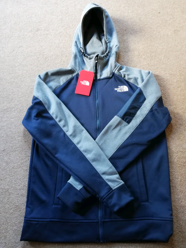 the north face mittellegi full zip hoodie blue